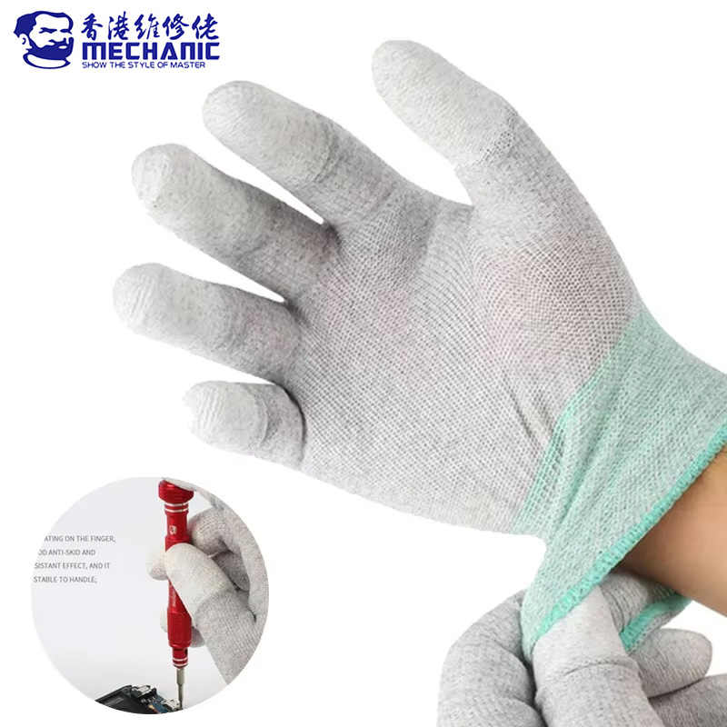 Electronics Repair Center - MECHANIC AS02 Anti-statik Karbon Fiber Eldivenler
