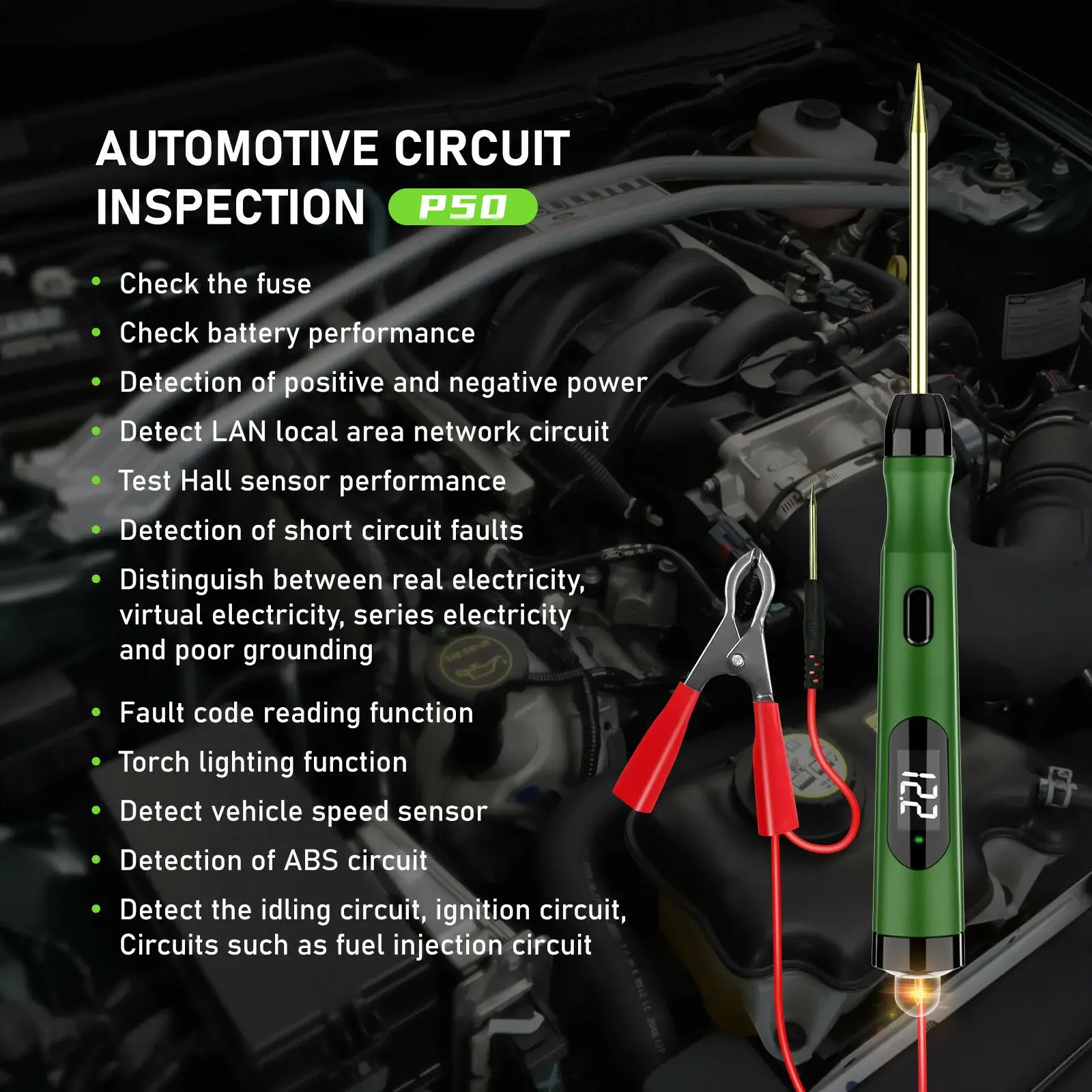 Voltaj Test Kalemi P50 Araba E - Circuit Test Pencil incelemesi ve fiyatı
