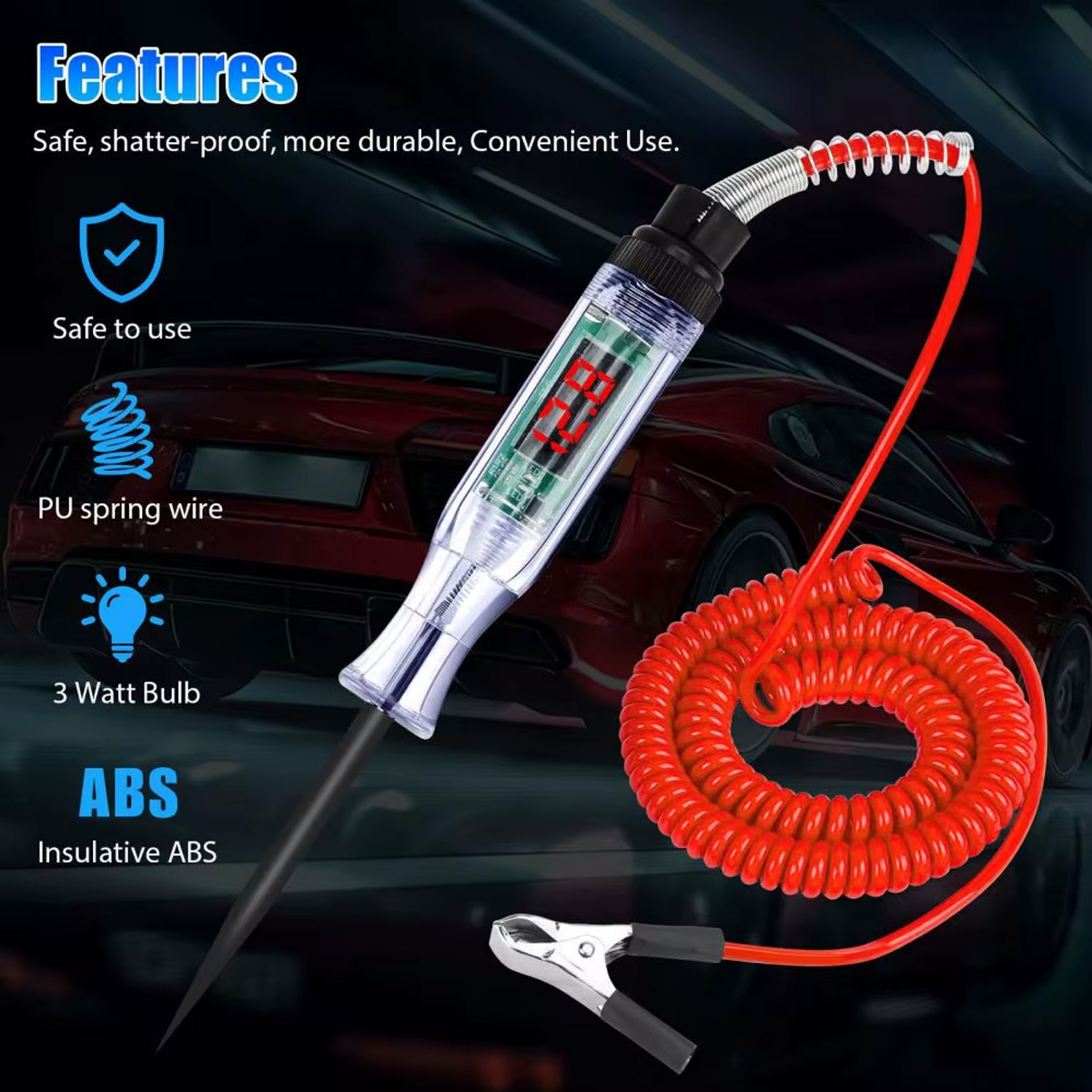 6V-24V/5V-90V Otomotiv Devre T - Circuit Test Pencil incelemesi ve fiyatı