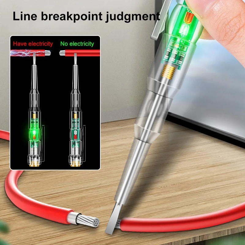 1-5 adet AC24-250V akıllı volt - Circuit Test Pencil incelemesi ve fiyatı