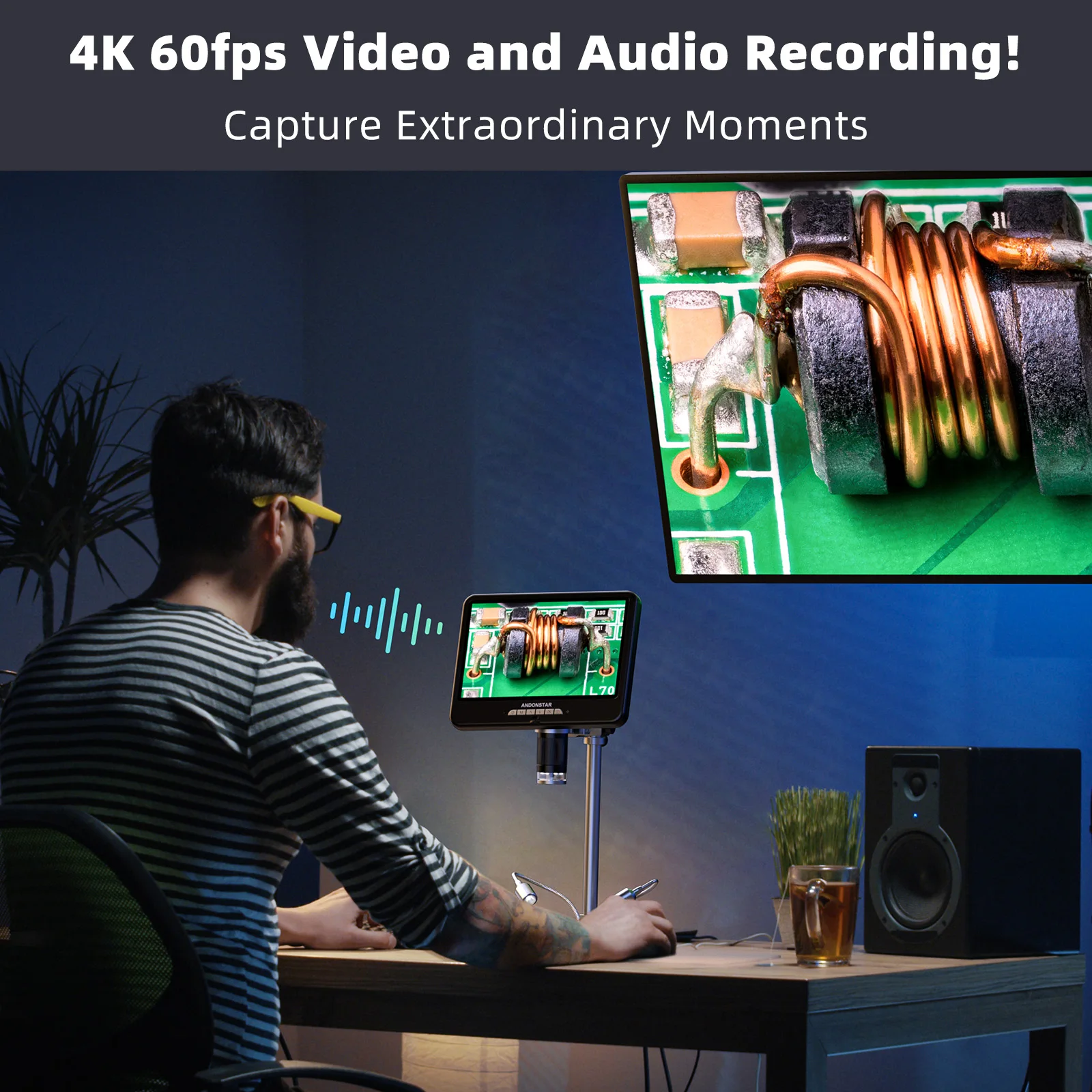 Andonstar AD210S-Pro 4K 60FPS  - Electronic Repair incelemesi ve fiyatı