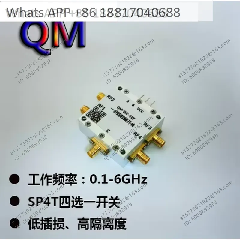 QM-SW-4ST 0.1-6 GHz SP4T Elekt - Qm Electronics & Repair Services Photos incelemesi ve fiyatı
