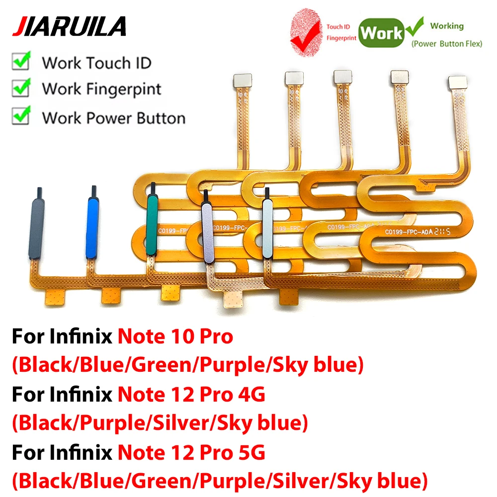 Infinix Note 10 Pro / Note 12  - Fingerprint Cable Flex incelemesi ve fiyatı