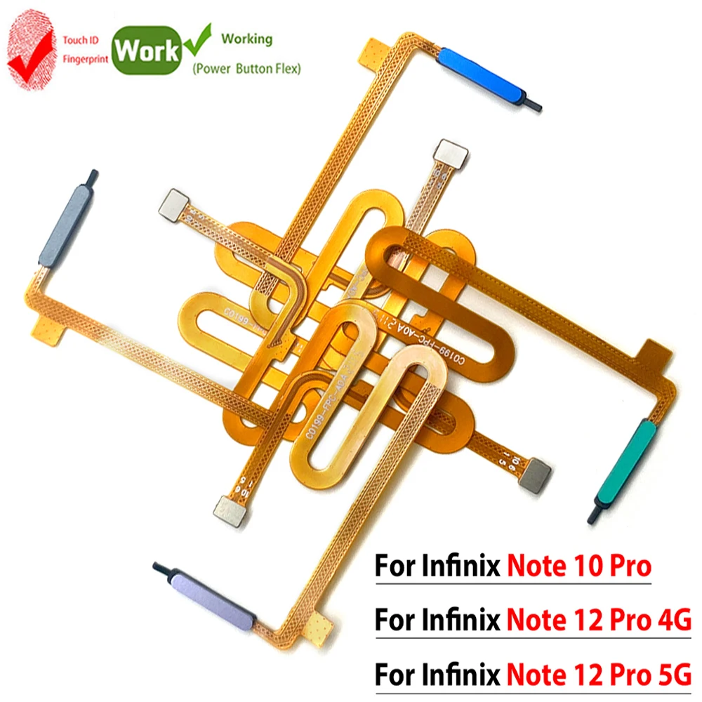 Infinix Note 10 Pro / Note 12  - Fingerprint Cable Flex incelemesi ve fiyatı