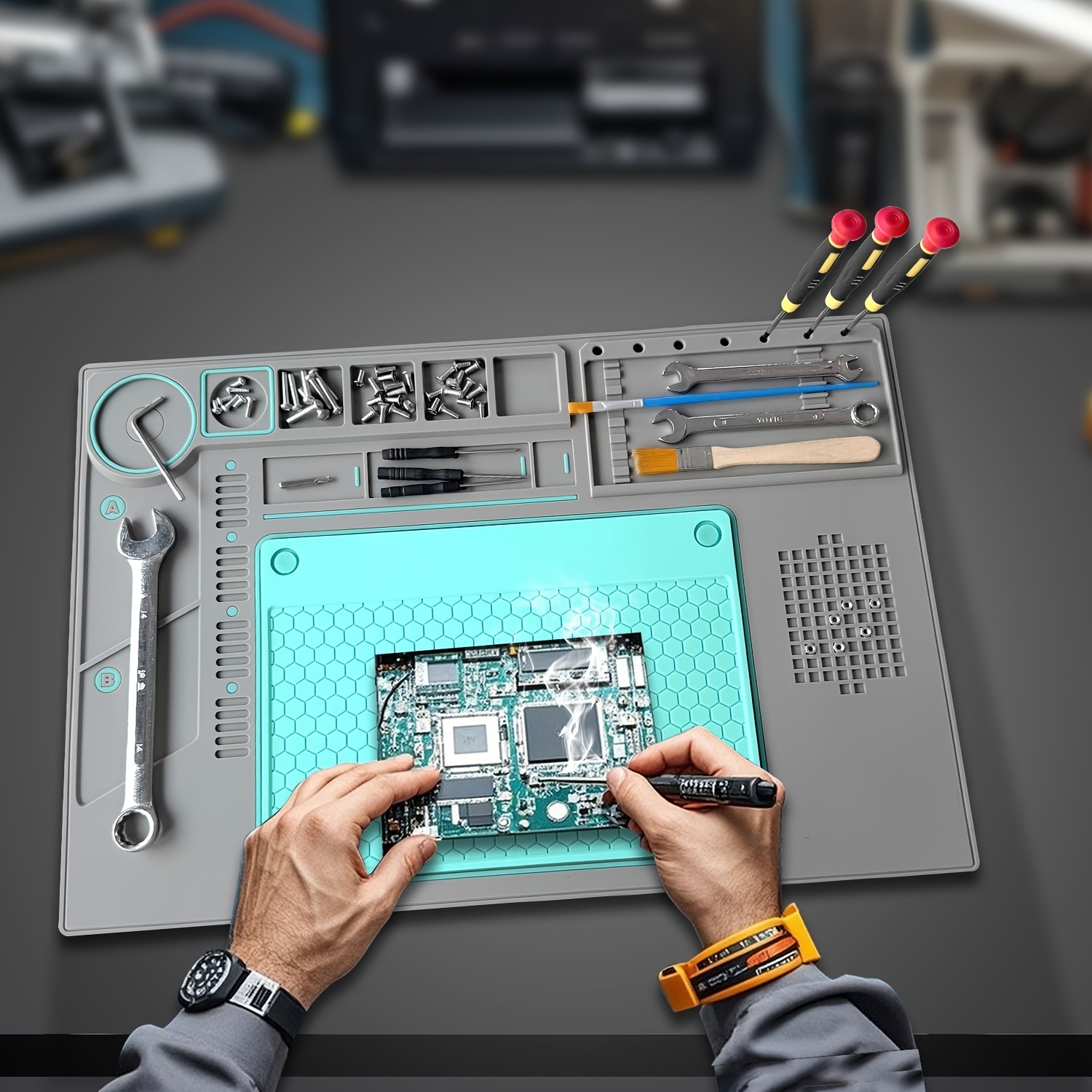 Isıya Dayanıklı Lehimleme Matı - Electronics Repair Business incelemesi ve fiyatı